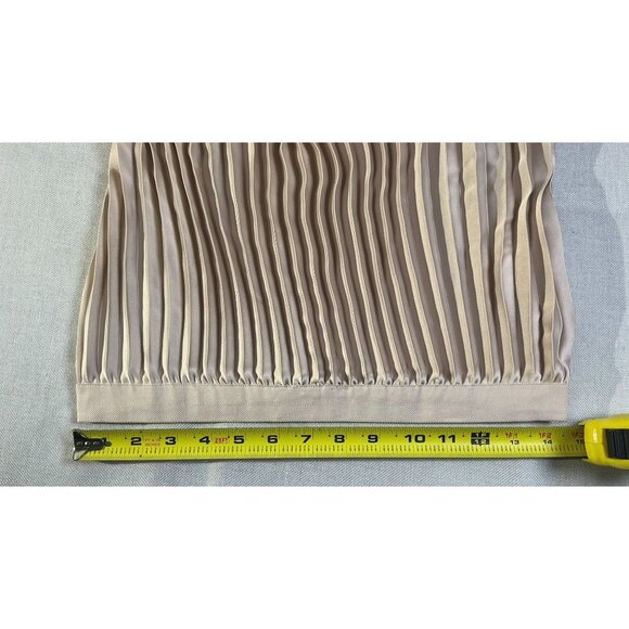 Rachel Zoe Pleated Skirt – Size Large, Champagne Color - Picture 4 of 6